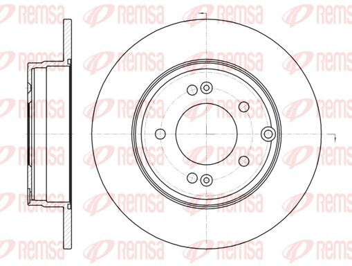 REMSA 6989.00 Brake Disc for Hyundai gallery