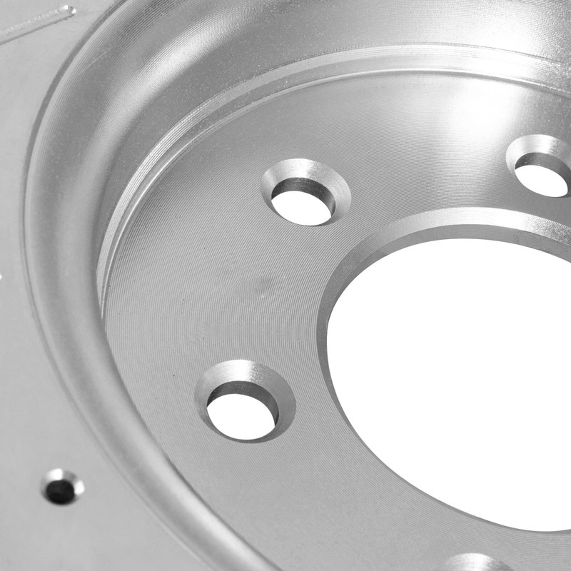 13.58" REAR Drilled Disc Rotors Brake Pads for Chevy GMC Silverado Sierra 1500 gallery