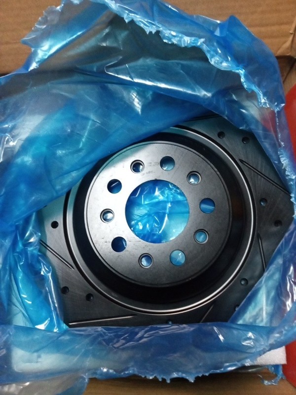 A-Premium Front Drilled And Slotted Disc Brake Rotors 2-PC Set gallery
