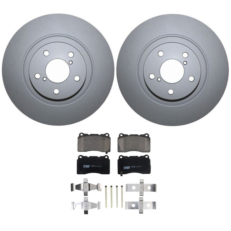Front Brake Kit 293mm Rotors & TRW Ceramic Pads For 86 BRZ Impreza Brembo Brakes gallery