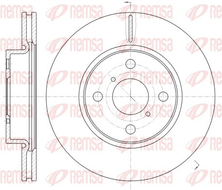 REMSA 61169.10 Brake Disc for Toyota gallery