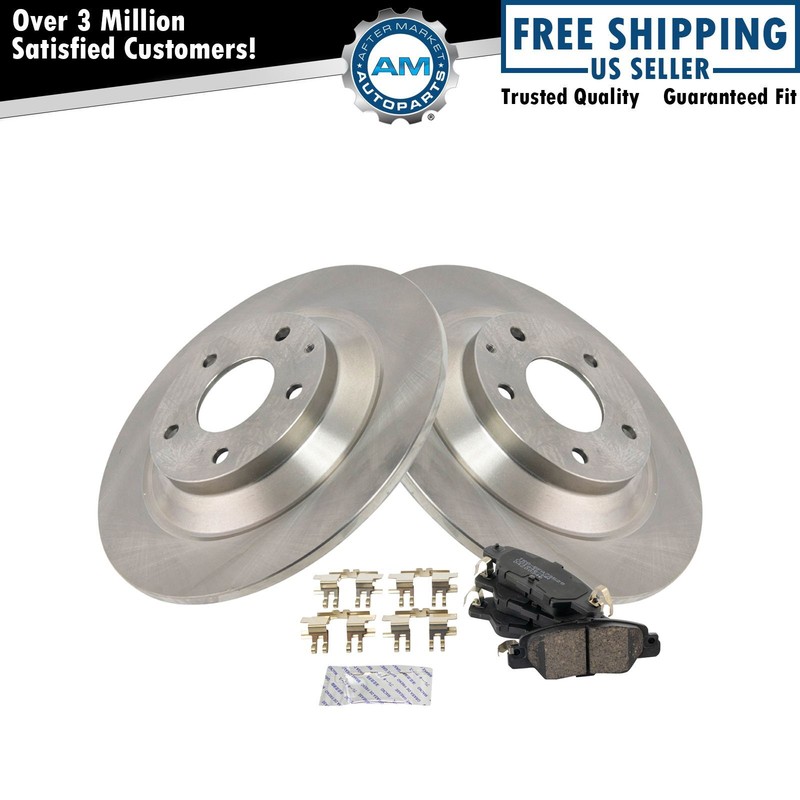 Rear Premium Posi Ceramic Disc Brake Pads & Rotor Kit for Mazda CX-5