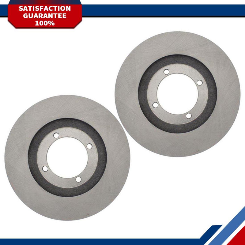 2pcs Front Brake Rotors C-Tek Fits Hyundai Elantra 1992 1993 1994 1995 1996-1998