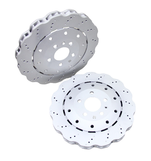 Front & Rear Brake Rotors #12065 For Lamborghini Huracan R8 NEW and High Quality gallery