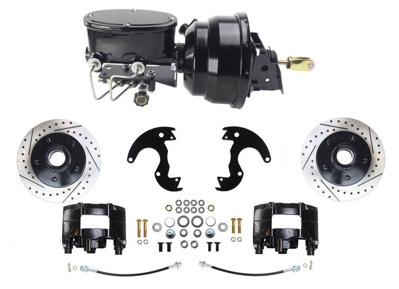 Chevelle Black Out Drum to Disc Conversion for 14" Rims, fit 1964-72 GM A-Body's