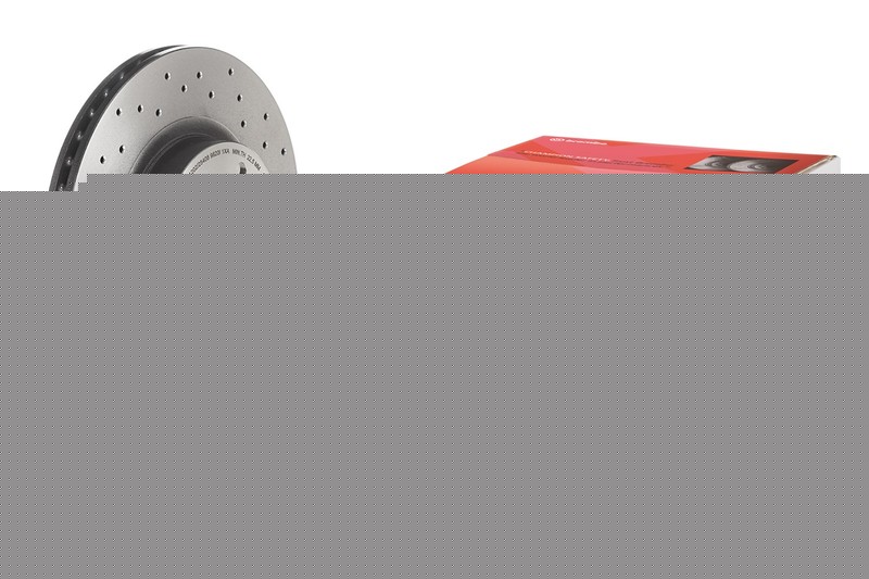 Brembo Xtra Front X-Drilled Brake Disc Rotor For Saab 9-2X Subaru Legacy Outback