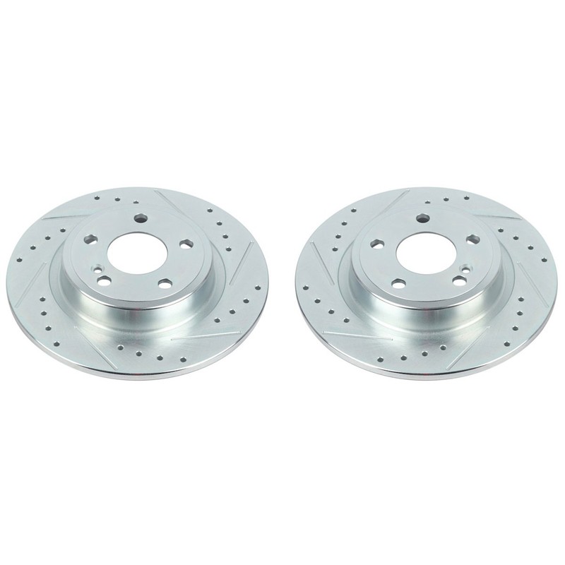EBR1488XPR Powerstop Brake Discs 2-Wheel Set Rear for MB Mercedes GLA250 QX30