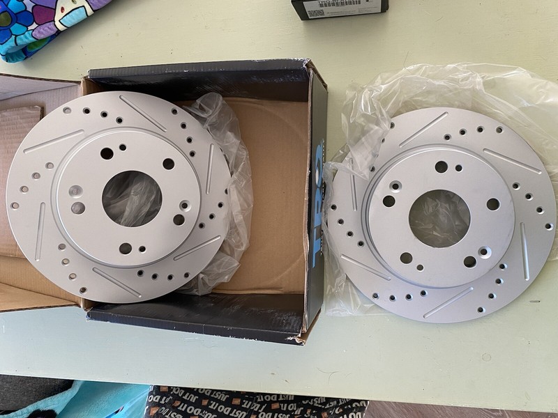 AcuraTSX RearDriverPassenger Side 2 Performance Brake Rotor Set TRQ Performance gallery