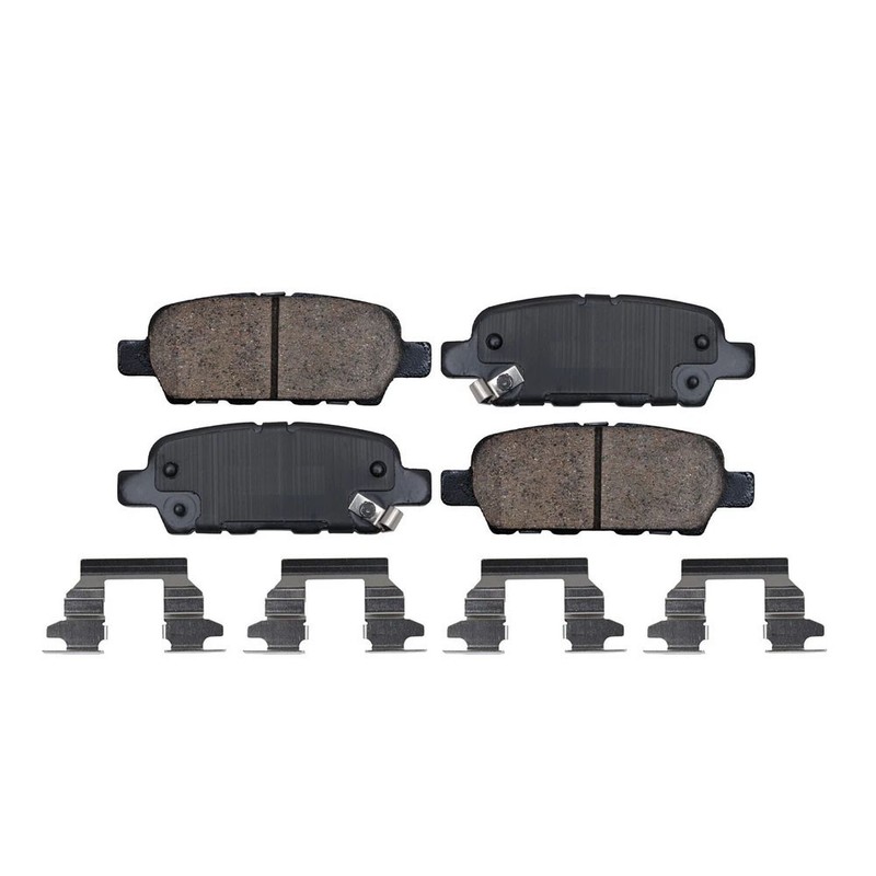 Rear Drilled Slotted Front Rear Brake Rotor Pad Kit gallery