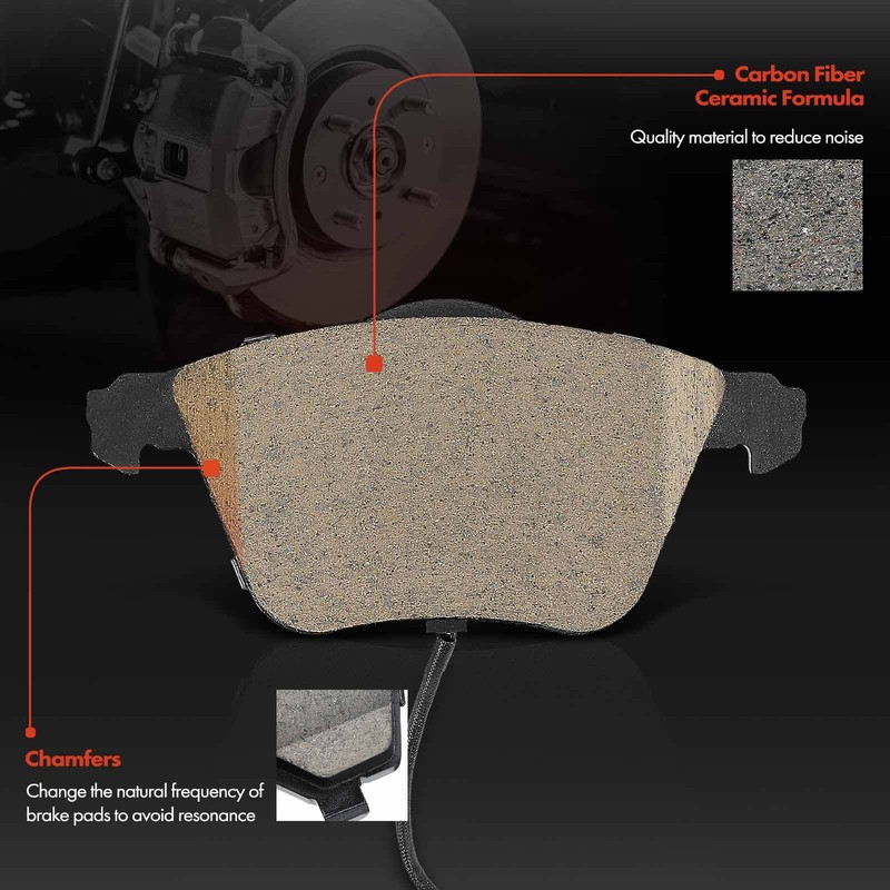 6x Front Disc Brake Rotors & Ceramic Brake Pads for Mazda 3 2007-2013 Mazdaspeed gallery