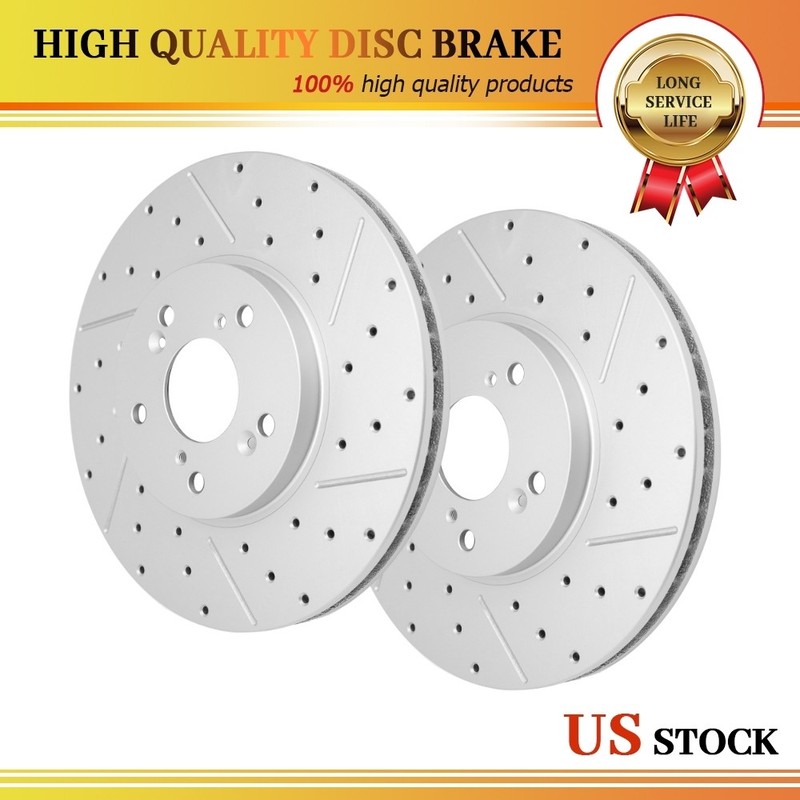 Front Rear Brake Rotors Set for 2003-2006 2007 Honda Accord 2004-2008 Acura TSX