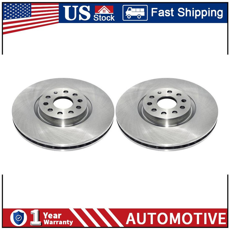 DuraGo 2X Front Disc Brake Rotor For 2018-2019 Volkswagen PZ