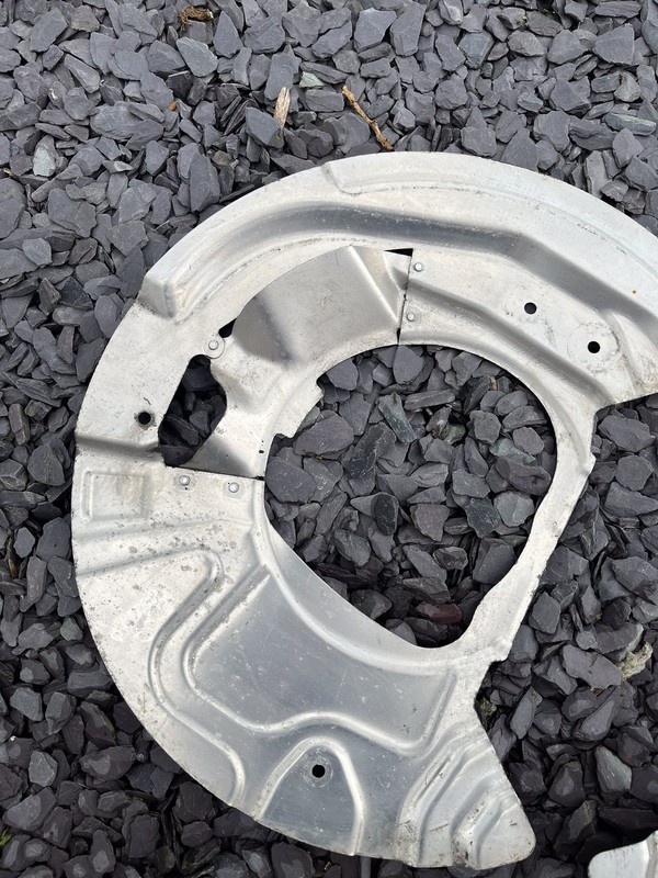 BMW X5 - PAIR - BRAKE DISC DUST COVER BACK PLATES gallery