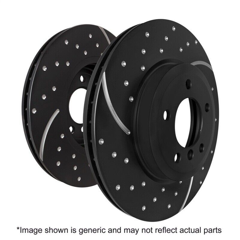 EBC GD7340 Slotted & Dimpled Rear Brake Rotors for 1999-2004 Ford F-350 Super gallery