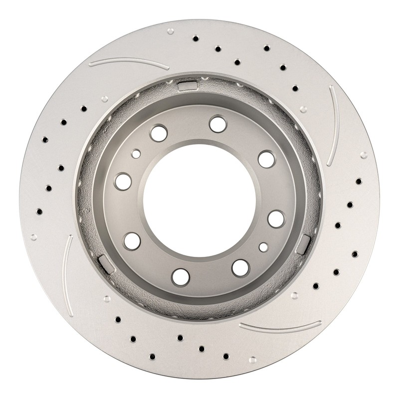 2x Front Drilled & Slotted Brake Rotors Fits 2003-2025 Chevrolet Express 3500 gallery
