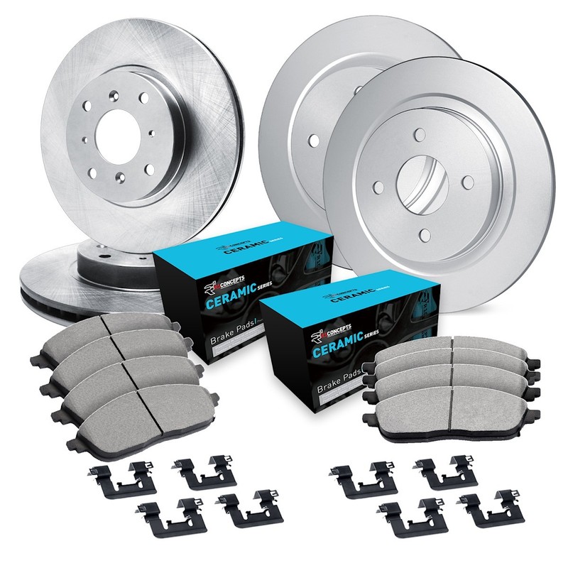 WFWH2-01003 R1 Concepts Brake Disc and Pad Kits 4-Wheel Set Front & Rear