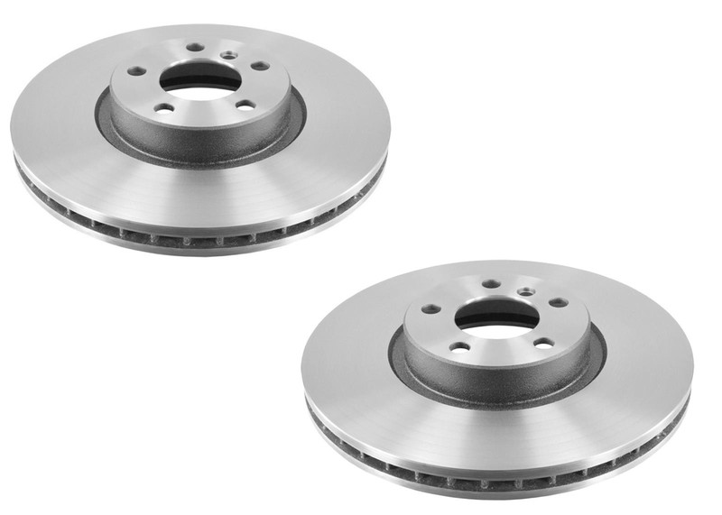 Front Carbon Coated Rotors & EPS Brake Pads Fits BMW X5 3.0L 2009-2018 xDrive35d gallery