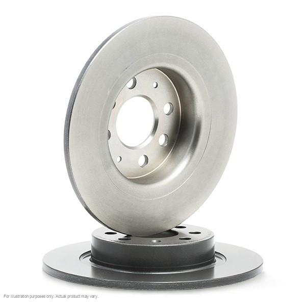 2X APEC Rear Brake Discs for ABARTH GRANDE PUNTO 2007-10 264mm Solid SDK6452 gallery
