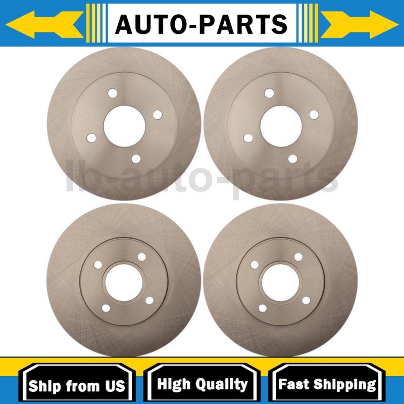 For Ford Focus 2005-2007 Front Rear Disc Brake Rotor 4x Fits