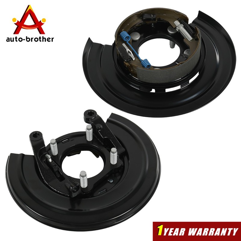 926-272 Rear Left & Right Loaded Brake Backing Plate For Ford F-Series 2005-2012