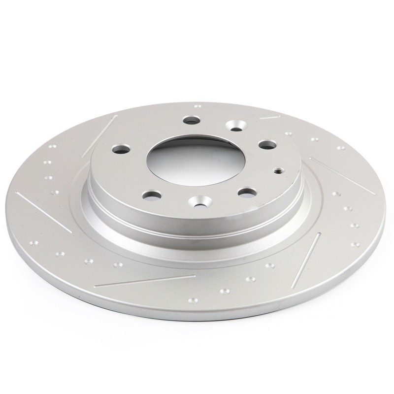 280mm Rear Drilled Brake Rotors for 03-11 Ford Fusion Mazda 6 Lincoln MKZ Zephyr gallery