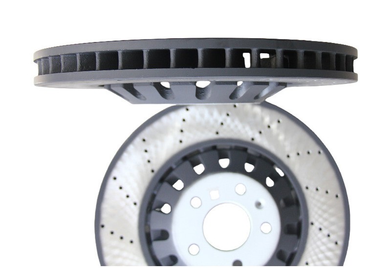 2PCS Front 375mm Drilled Brake Disc Rotors for 2018-2023 Audi RS5 US SELLER gallery