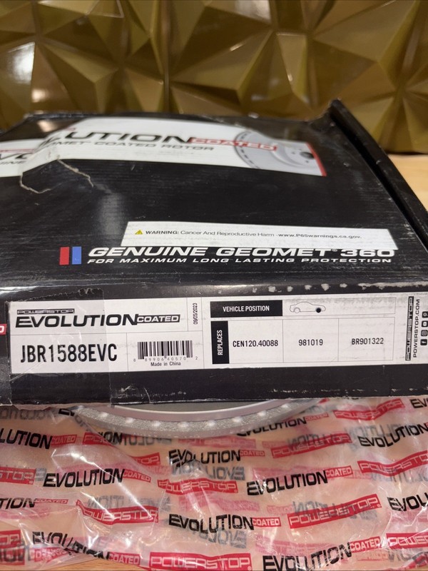 Powerstop JBR1588EVC Evolution Coated Rotor For Acura RLX 2014-2020 gallery