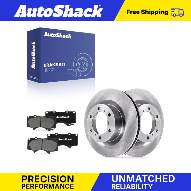 Front Brake Rotors Ceramic Pads for Toyota, 4Runner 2010-2024