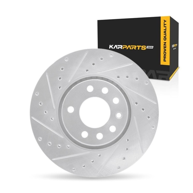 For Saab 9-3 2003-2011 Brake Rotor | Silver | 28 mm. / 1.10in. Nominal Thickness
