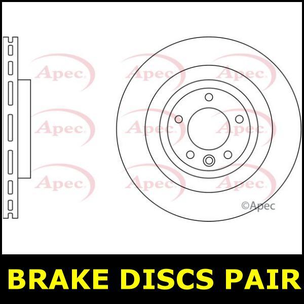 Brake Discs Pair Rear FOR RANGE ROVER L405 340bhp 3.0 13->ON CHOICE1/2 Apec gallery