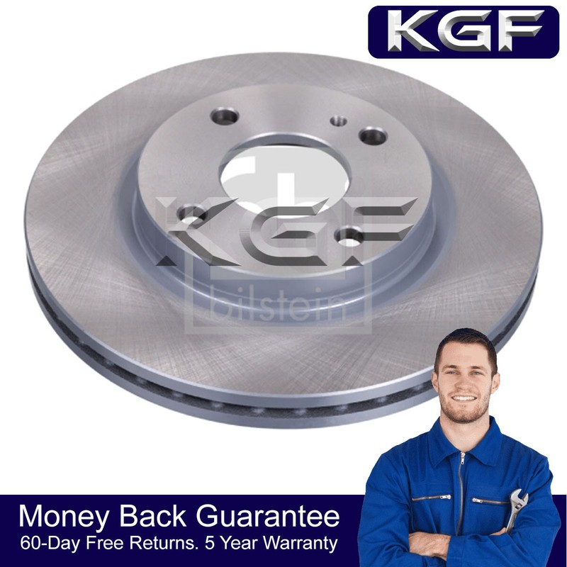 KGF Front Brake Discs Fits Ford Fiesta 2008- Ka 2016- 8V511125AB