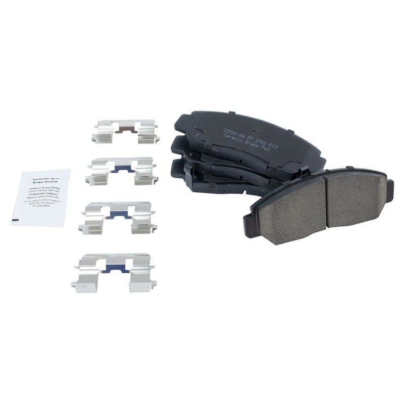 TRQ Ceramic Brake Pad & Performance Disc Rotor Kit For Honda Accord gallery