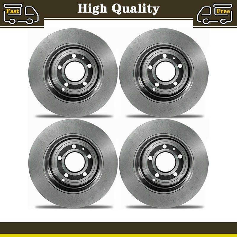 Front and Rear Disc Brake Rotors Fits Hyundai Sonata 2.0L 2.4L