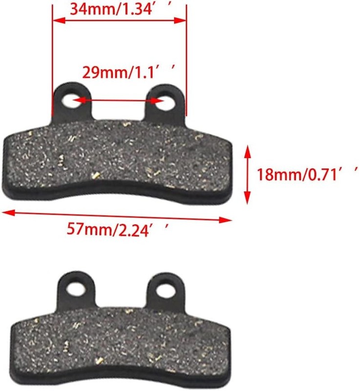 PRO BAT Front Disc Brake Master Cylinder Caliper + Rotor + Golden gallery