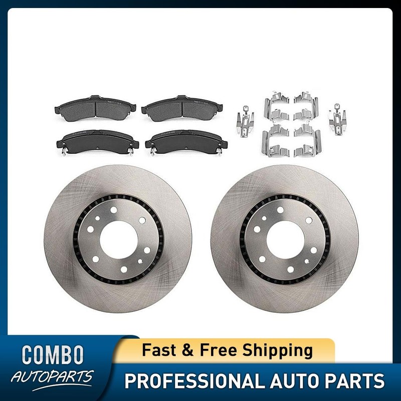 Front Disc Brake Pad Set Disc Brake Rotor for 2003-2005 Chevrolet SSR