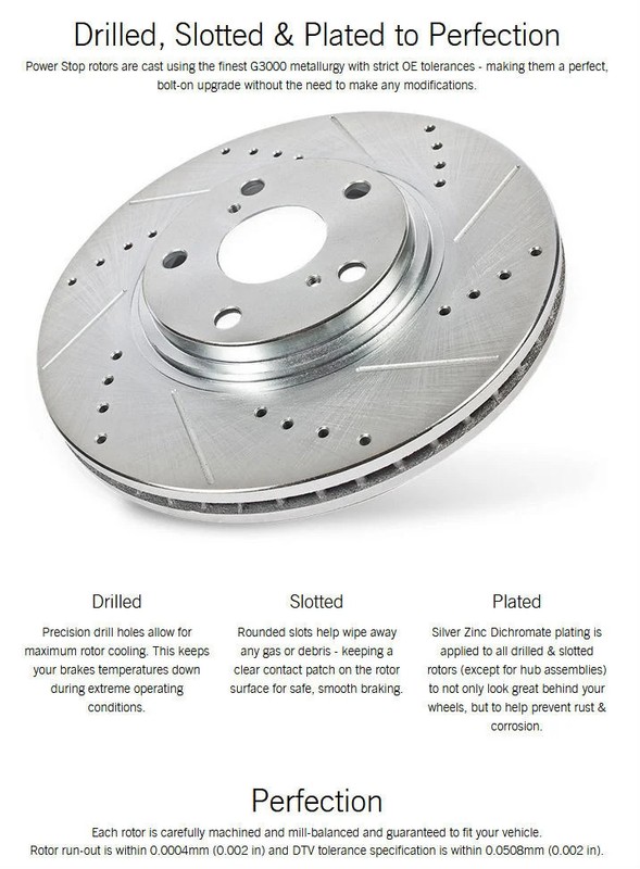 PowerStop EBR893XPR Brake Rotors For Volvo S60 2008-2009 Front gallery