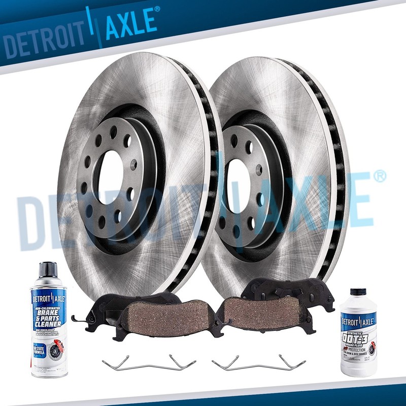 12.60″ Front Disc Brake Rotors Ceramic Pads for Audi A6 Quattro Allroad Quattro