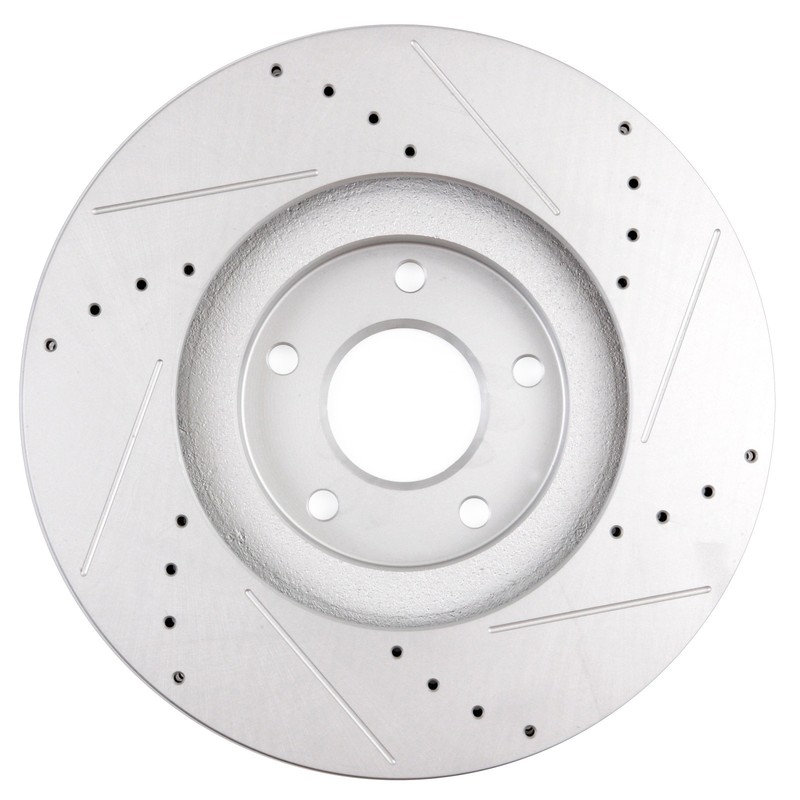 Drilled Front Rear Brake Rotors For Infiniti M37 M56 / Infiniti Q70 QX70 Nissan gallery