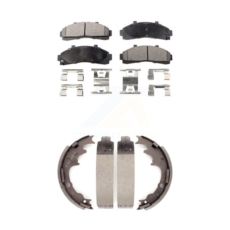 Transit Auto KFN-100108 Brake Pad Sets 4-Wheel Set Front & Rear for Pickup B4000