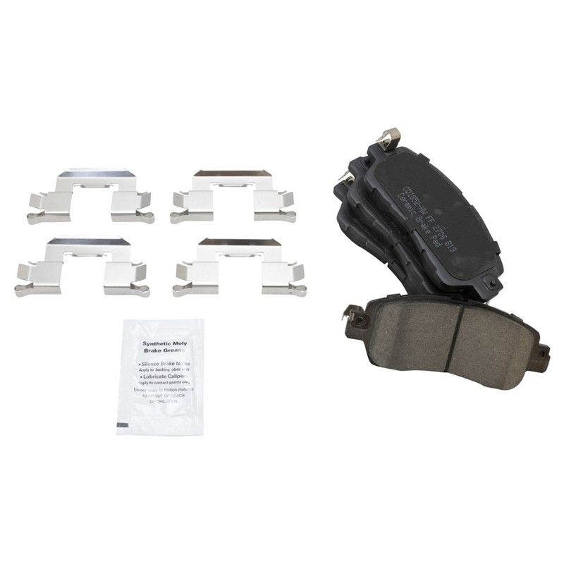 TRQ Front Posi Ceramic Disc Brake Pads & Rotors Kit for 16-16 Scion iA gallery
