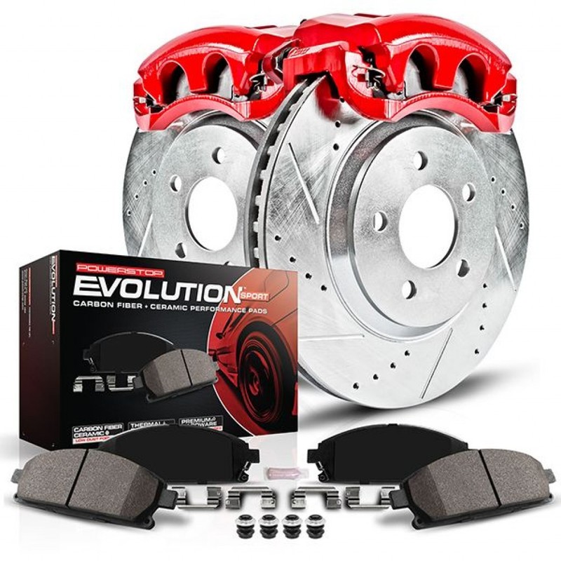Power Stop Brake Kit For Cadillac Escalade EXT 2002-2006 | Front | w/ Calipers