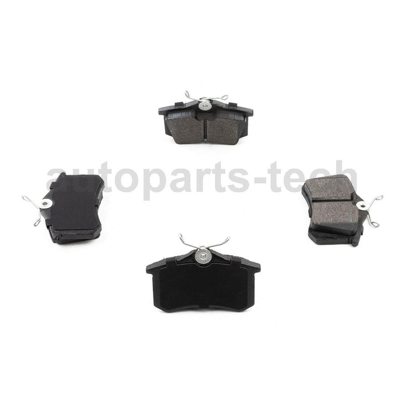 Brake Pad Brake Rotor Rear Fits Volkswagen Eos Volkswagen Golf gallery