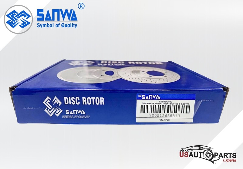 FRONT BRAKE ROTOR VENTED & COATED 321 MM FOR AUDI A4 A4 Quattro 2000-2009 2.0L gallery