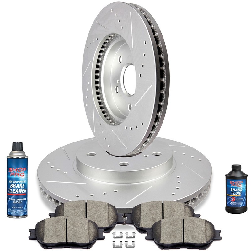For Buick RAINIER Chevrolet GMC Isuzu Oldsmobile Front Brake Discs Rotors & Pads