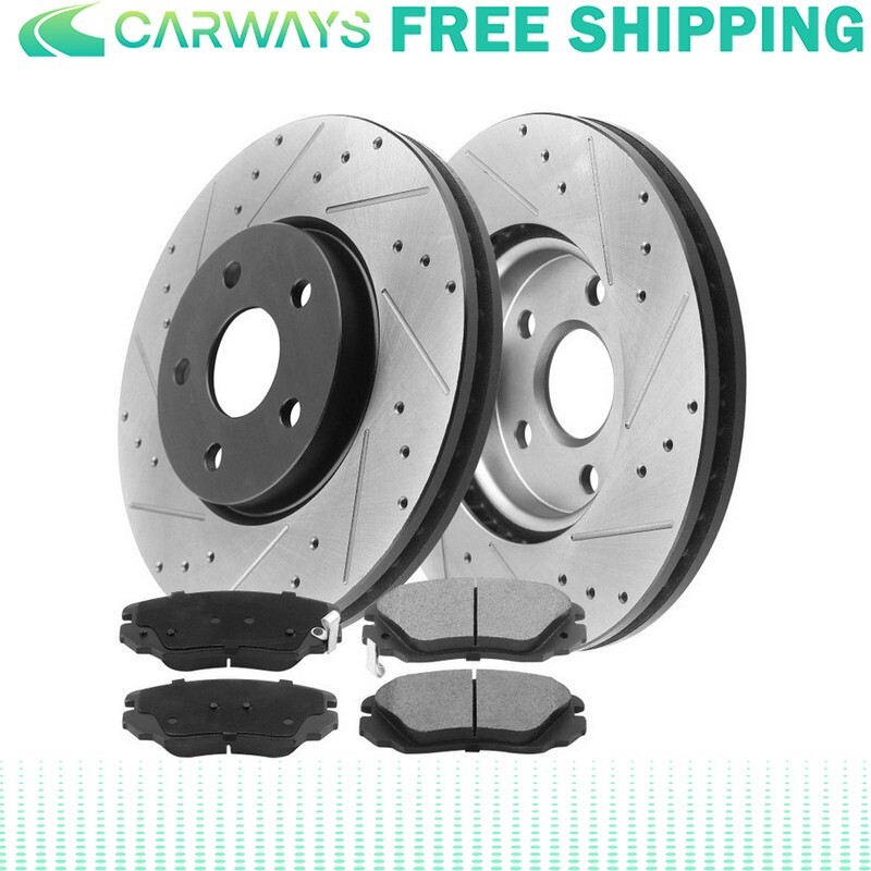 Rear Rotors and Brake Pads for 2010-2017 Chevrolet Equinox GMC Terrain NJ L16