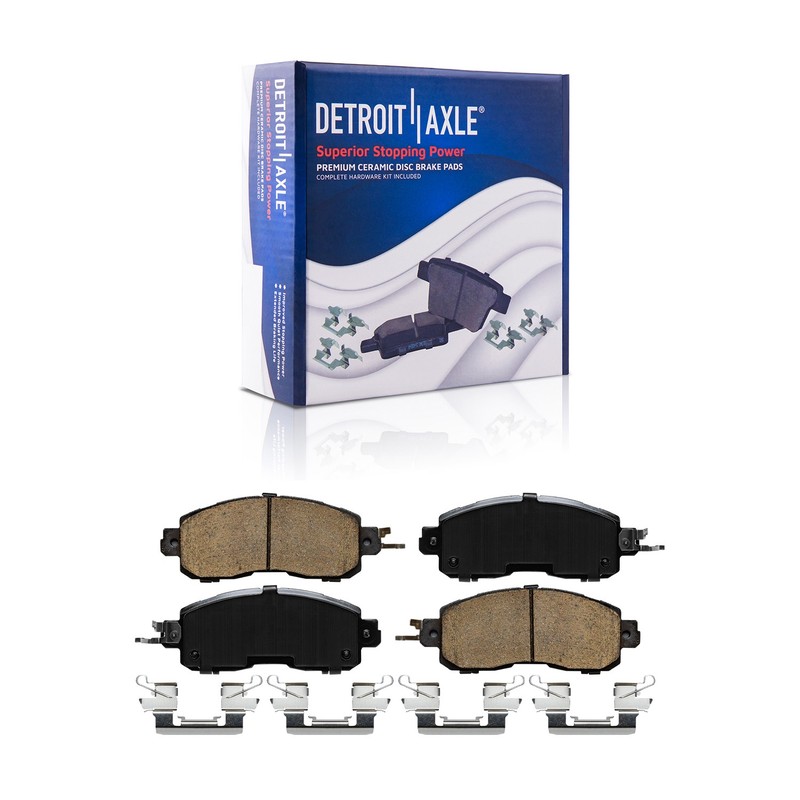 5-Lug Front & Rear Brake Pads Rotors for 2013-2023 Nissan Altima gallery