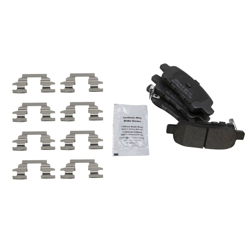 TRQ Rear Performance Brake Rotor, Metallic Pad & Caliper for Maxima Altima gallery