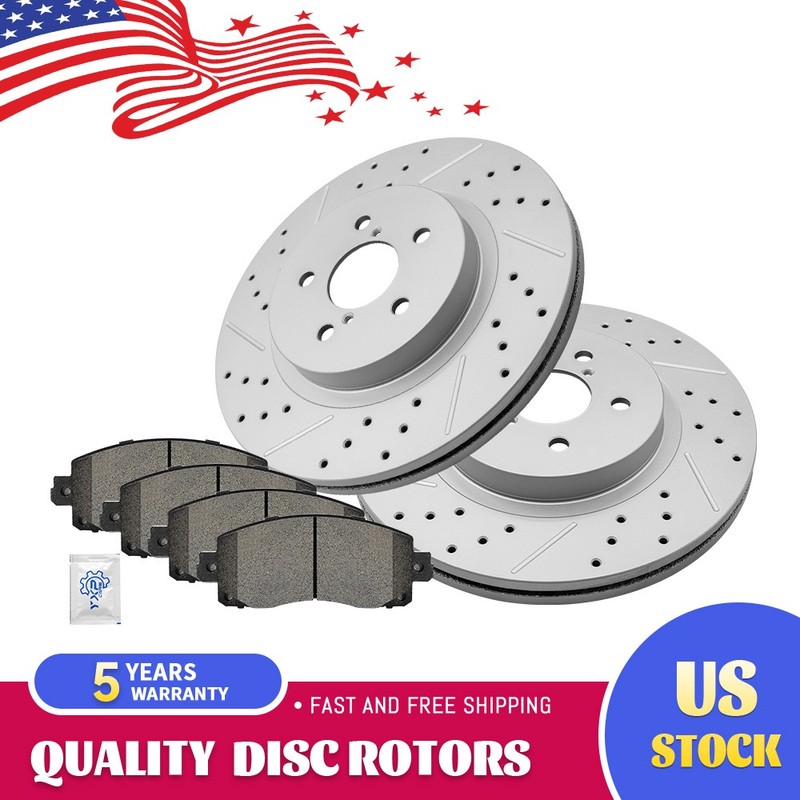 Front Brake Disc Rotors & Ceramics Pads for 2017 – 2023 Subaru Impreza Crosstrek