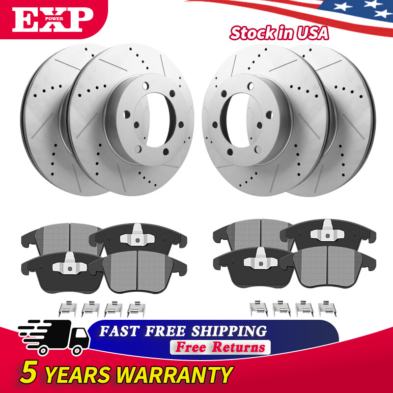 Brake Kit Front & Rear Rotors Pads for Chevrolet Silverado 1500 GMC Sierra Yukon