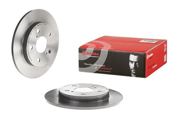 2x Brake Discs Pair Solid fits TOYOTA AURIS ZRE151 1.6 Rear 07 to 12 259mm Set gallery
